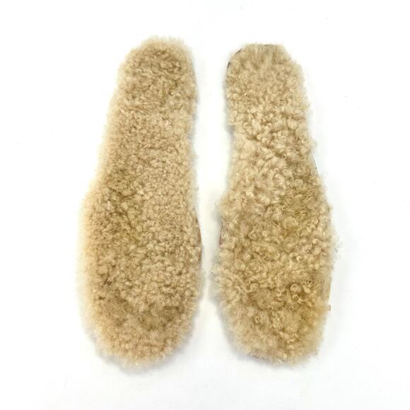 Ugg Australia Knee High Winter Boots Sz 11 Black Leather Brown Suede Wool Lining - Picture 9 of 15